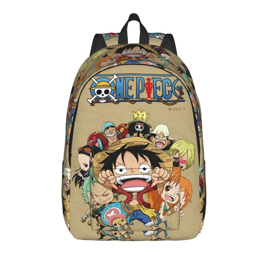 Anime O-One-Piece Fashion Backpack Outdoor Student Business One Piece Daypack for Men Women Laptop Computer Canvas Bags