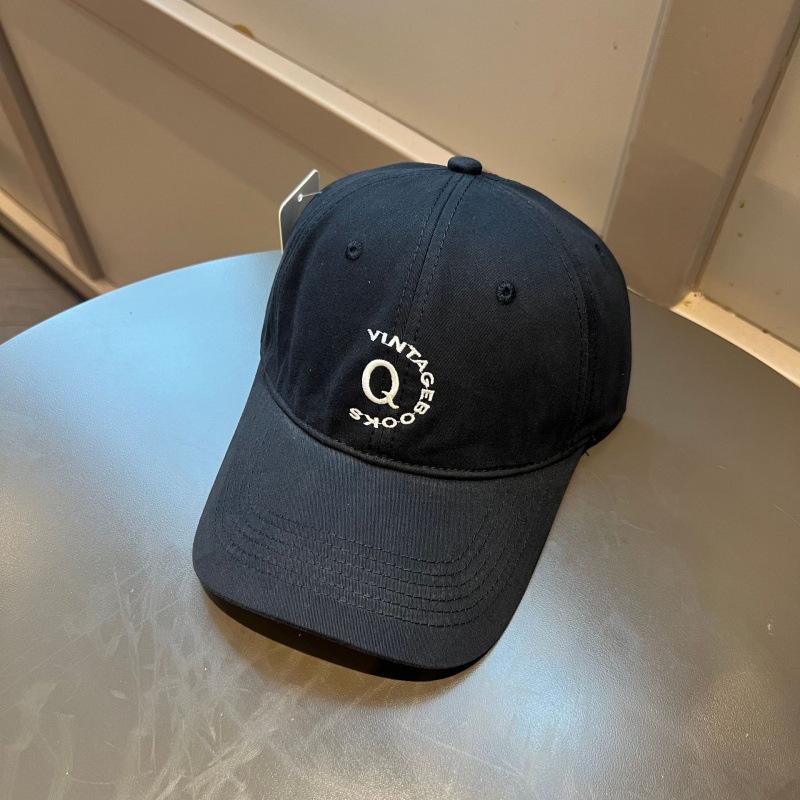 New Embroidered Alphabet Baseball Cap Versatile Children's Sunscreen Cap Leisure Trend Brand Student Cap Sun Hat