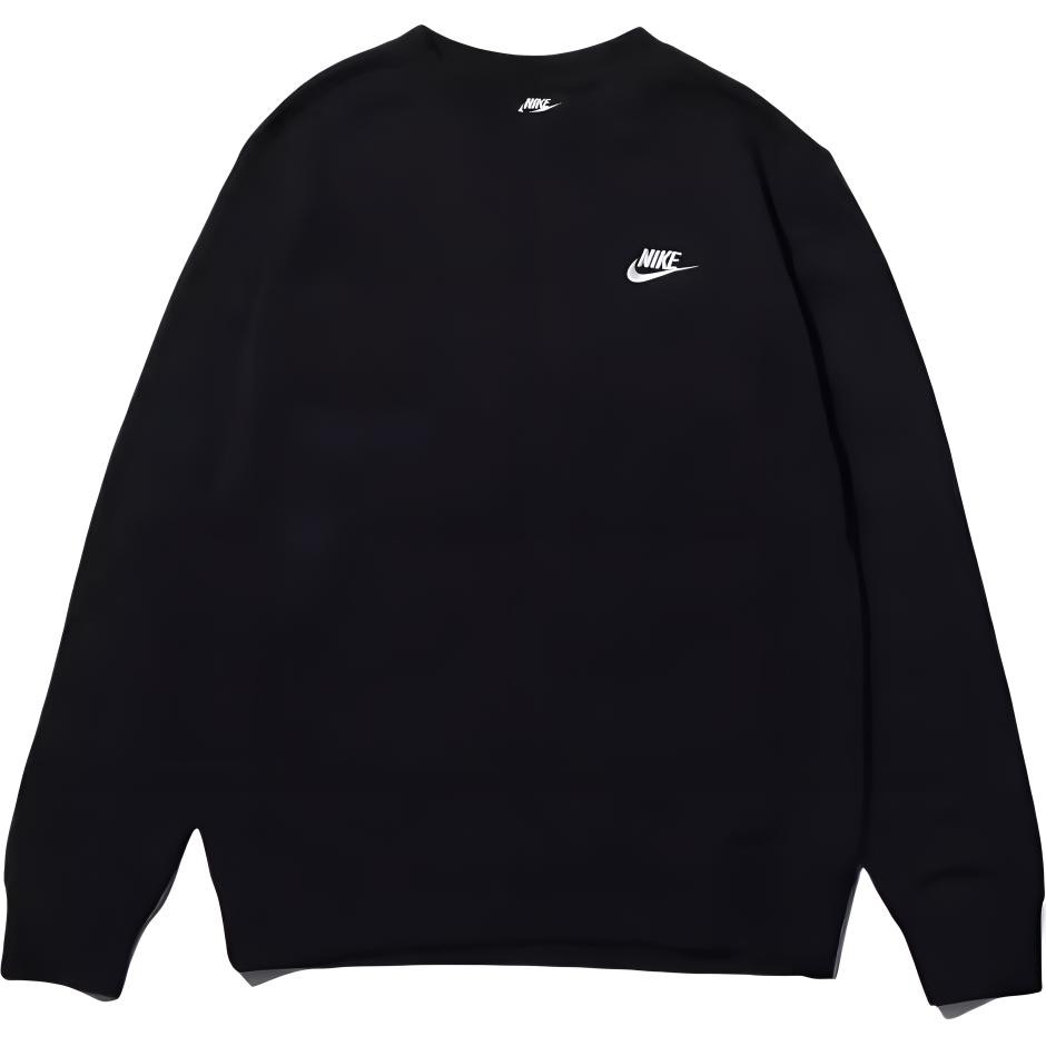 Nike Anpassbares Atmungsaktives Trendiges Urbanes Pendler Vielseitiges Mit Buchstabenlogo Bedrucktes Sweatshirt Unisex Sweatshirt Schwarz BV2667-010(TEAM1061-G2)