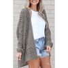2026 Spring and Autumn New Fashion Women's Cardigan Long Sleeve Hollow Mohair Sweater Coat
