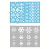 Snowflake Electrostatic Snowflake Sticker Anti-collision Reusable Snowflake Window Sticker PVC Xmas Glass Sticker Home Decals