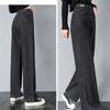 2022 Autumn Korean Stytle High Waist  Fashion Leisure Harajuku Solid Jeans Woman Wide Leg Harajuku Retro Straight Jeans Women