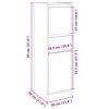 Bathroom Cabinet In Sonoma Oak 30 X 30 X 95 Cm Particleboard