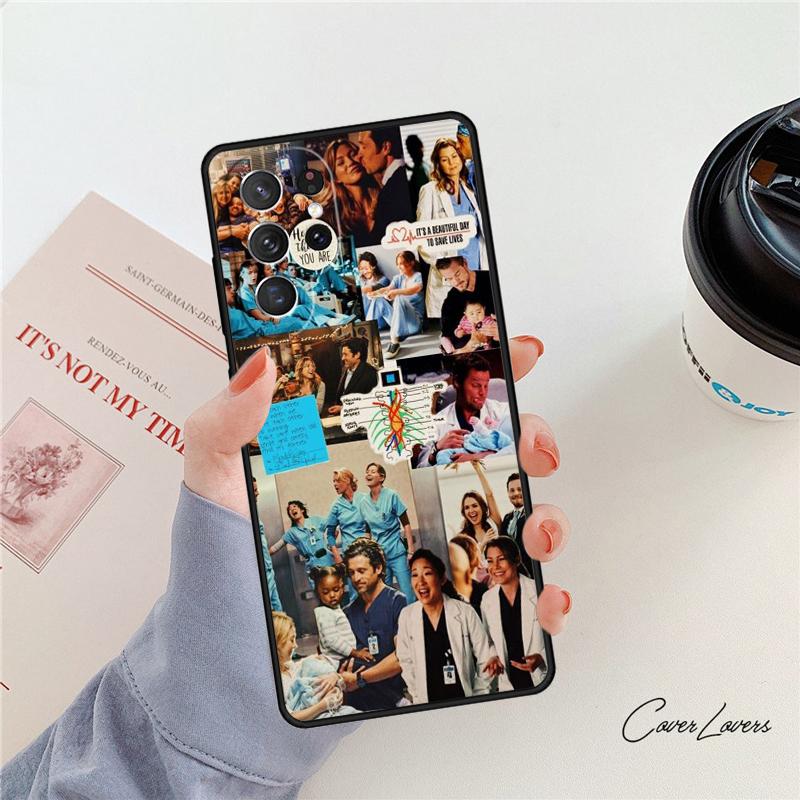 Derek Shepard Grey Anatomy Phone Case For Samsung Galaxy S24 S25 S23 S22 Ultra Note 10 20 Plus S20 S21 FE Cover