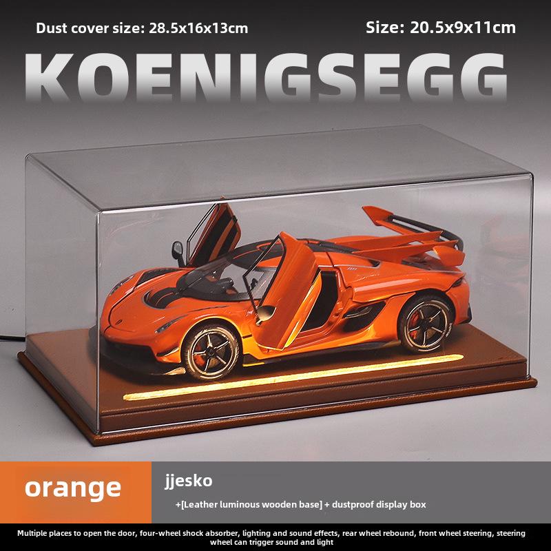 Koenigsegg 1:24 Alloy Supercar Model: Large Children's Toy & Collectible