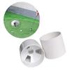 Golf Hole Cup Training Aids White Plastic Golf Hole Cups Lightweight Putter Yard