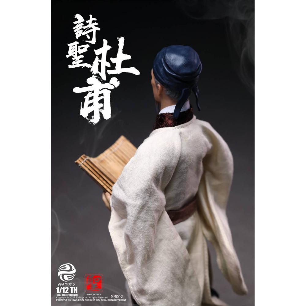 Null 1 12 303 Toys Collectible Figure Poet Du Fu Standard