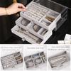 Large Capacity Acrylic Jewelry Organizer Stackable Drawer Jewelry Box Jewelry Display Box  Desktop