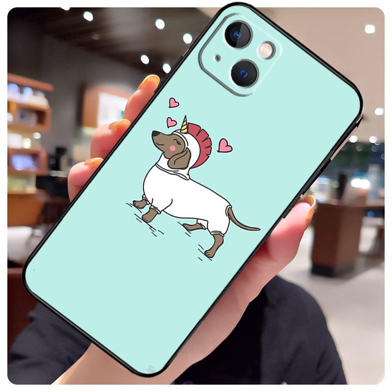 

Dachshund Silhouette Dog Case For iPhone 13 Pro Max 16 15 11 12 14 17 Pro Max mini 15 16 Plus 16e 17 Air Phone Cover iPhone 15