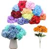 Bride Bouquet Artificial Rice Ear 6 Fork Simulation Ball Chrysanthemum  Party Decoration