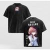 The Quintessential Quintuplets Miku Graphic Tshirt Men Women Clothing Short Sleeve Cotton T-shirts Washed Tee Harajuku T Shirt