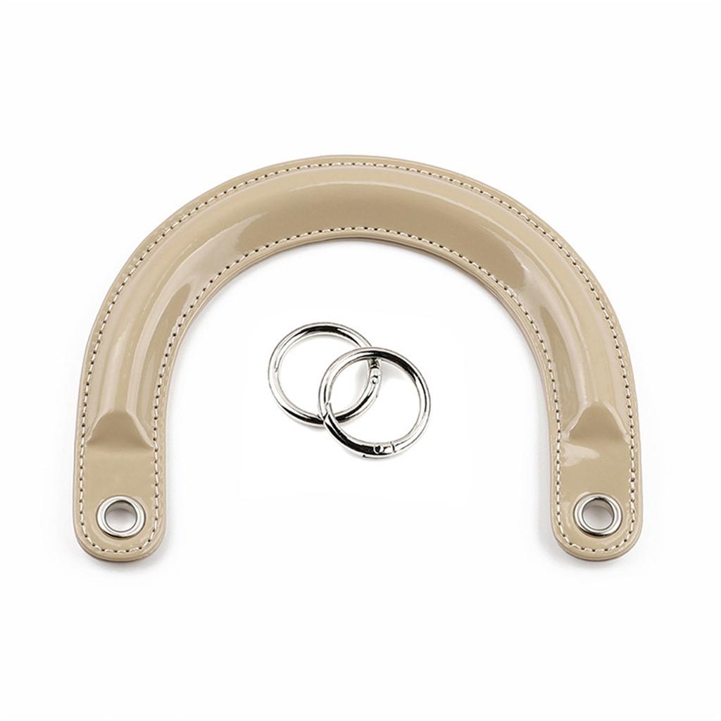 Mâner în formă de U pentru geantă de plajă, geantă împletită, geantă de paie, poșetă de damă DIY, accesorii pentru genți lucrate manual, mânere de schimb pentru geantă de mână