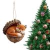 Acrylic Animal Ornaments Glossy Finish and Lightweighted for Christmas Tree Decors Festival Atmosphere Family Gatherings