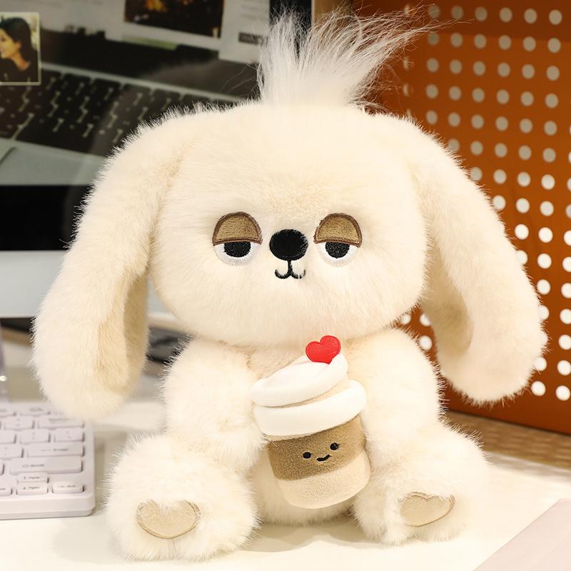 Cute And Charming Animals Plush Toy Fatty Dark Circles Stuffed Panda Rabbit Cat Sloth Sheep Gentle Doll Appeasing Cartoon Plush Toy