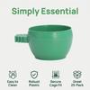 25Pcs Green Mini Bird Parrots Food Water Bowl Parrots Food Water Bowl  Bird Cage Installation