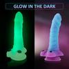Fantasy Dragon Colored False dildo Luminous Silicone Posterior Anal Stopper Extra Large False Penis Anal Stopper Fist Gel Masturbator