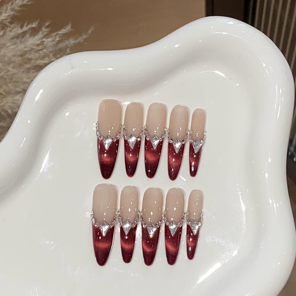 Cherry New Year Red Gradient Aurora Smiling French Cat Eyes Native Love Wear Armor