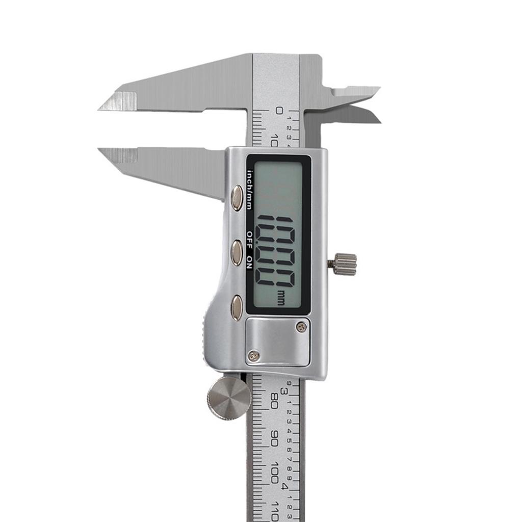 Digital Caliper Metric/Inch Conversion Depth Gauge Inner & Outer Dia Measuring