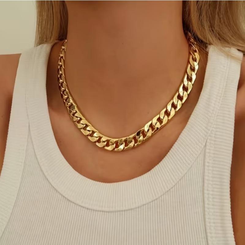 Chain Necklaces for Men and Women, Hip-hop Trend, Versatile Clavicle Chain, Fashion Commuting Accessories,