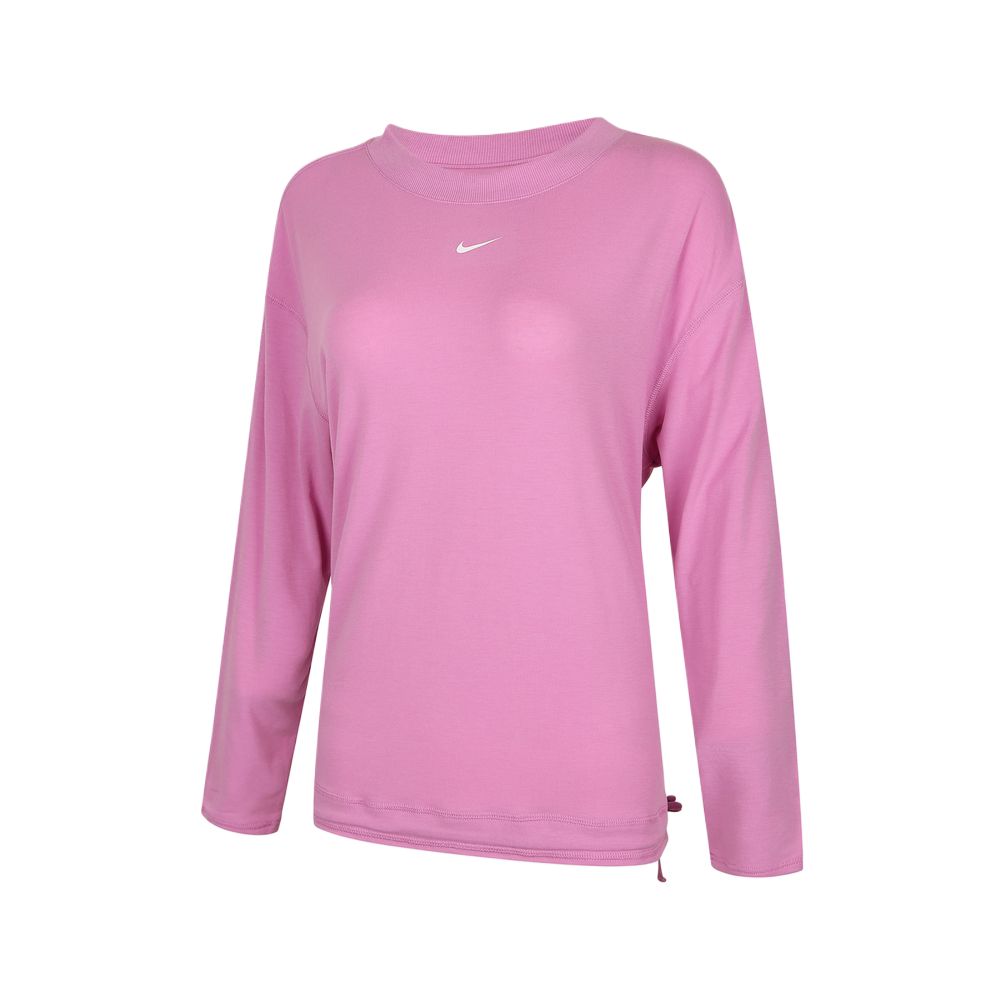 

Nike Simple Solid Color Round Neck Drop Shoulder Long Sleeve T-Shirt Women Tops IQ0338-503 XL