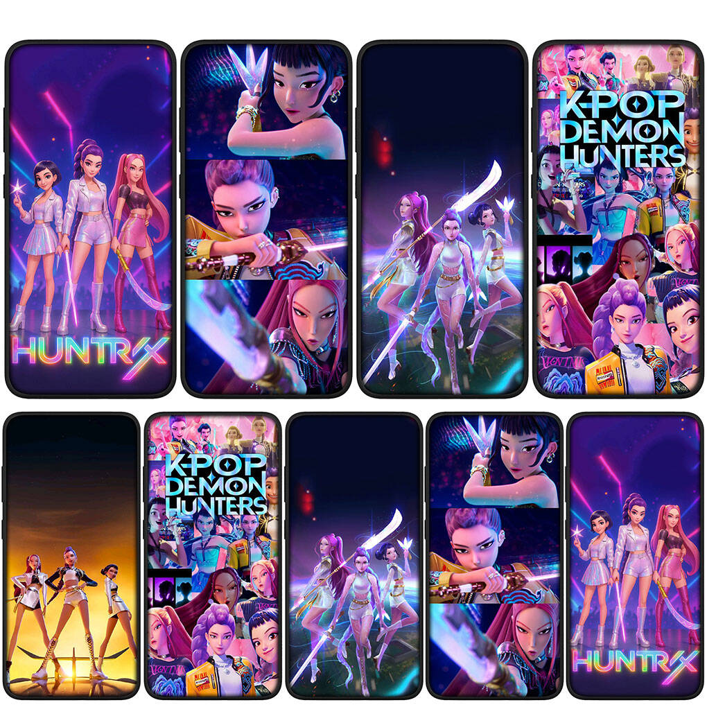 Miniso Bole For Iphone 17 16 15 Xiaomi Poco F7 F8 X7 X6 C85 C75 C71 M8 Redmi Note 14 13 12 11 Pro Max 14C 13C A3 A4 Phone Case Rumi Zoey Kpop Demon X Hunters Mira