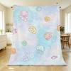 Soft High-Density Marine Life Flannel Fleece Blanket | Cozy Warm Home & Car Air Conditioner Throw, Ideal for Christmas & Halloween Decor & Casual Use