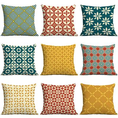 Nordisch Schlicht Modern Frühling und Sommer Geometrischer Kissenbezug Zuhause Sofa Kissenbezug