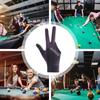 3 Finger Single Pool Gloves Non-Slip Soft Billiards Gloves Breathable Wear-Resistant Cue Action Gloves Billiards Accessories For