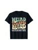 Lehrer bilden Charakter Lehrer Groovy Retro Vintage T-Shirt