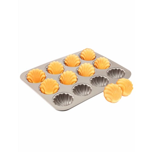 CHEFMADE Shell-Shaped Madeleine Pan (12 pieces - 32.6*25.8*3.3cm)