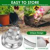 3Pcs Garden Soil Sieve Stainless Steel Rice Fine Wire Mesh Strainer Handheld Kitchen Strainers Round Flour Baking Sieve