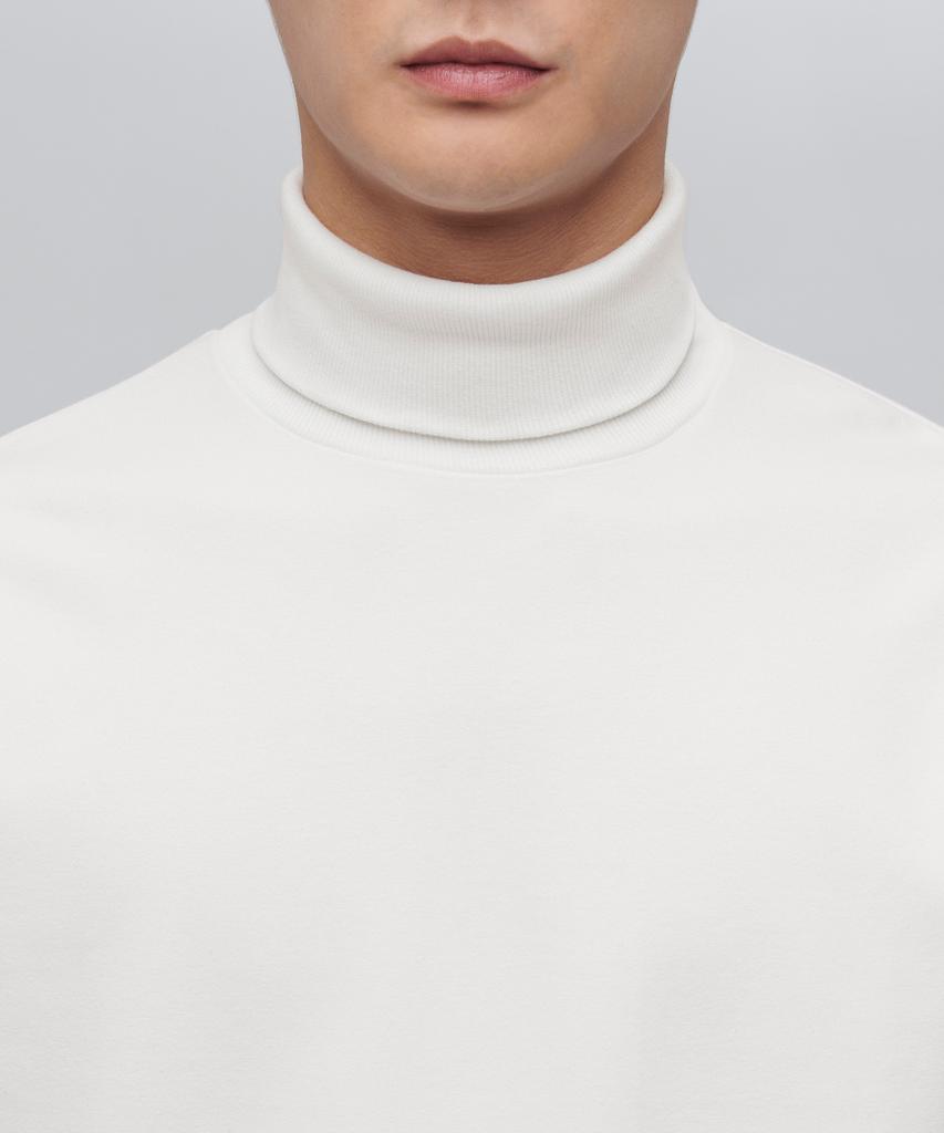 MUSINSA STANDARD Ponte Turtleneck Long Sleeve T-Shirt [Cream]
