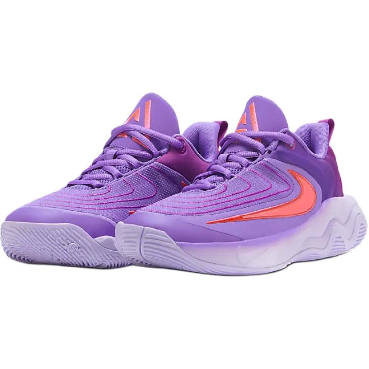 New Nike Giannis Immortality Breathable Low-Top Children's Basketball Shoes Purple Teenagers FZ6734-500