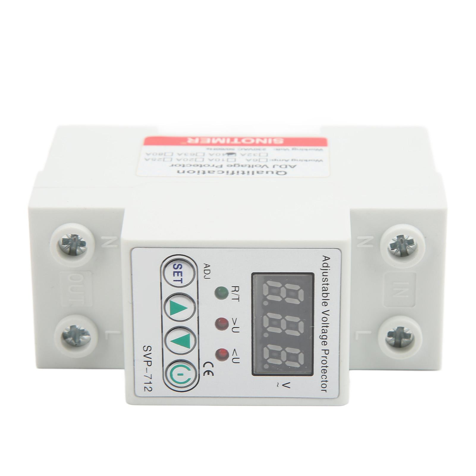 

Устройство защиты от перенапряжения, устройство защиты от перенапряжения, регулируемая автоматическая задержка сброса 220 В