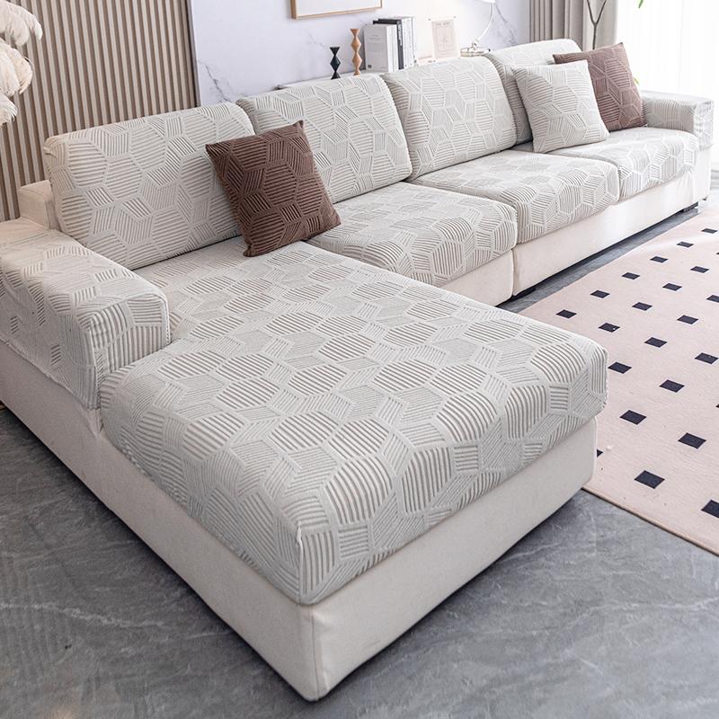 Waterproof Impermeable Sofa Four Seasons Universal Solid Color Simple Sofa Cover Cover Anti-Scratching Non-Slip Elastic Sleeve Summer