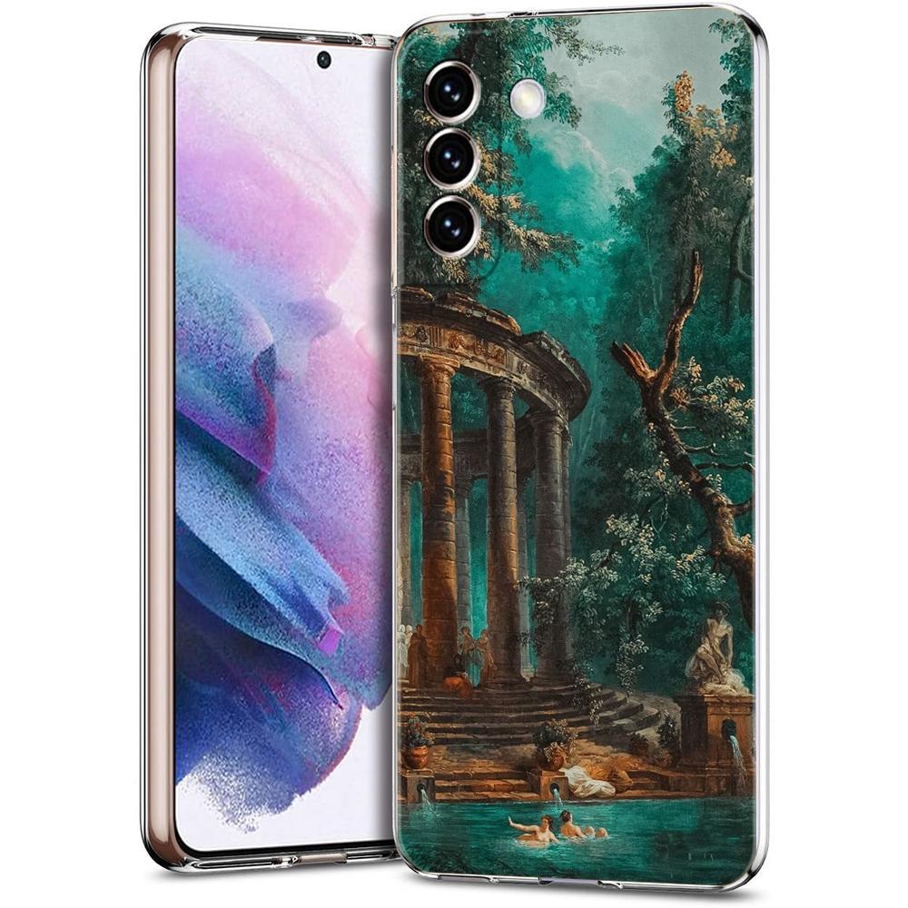 

Классический Художественный Чехол Эстетика для Samsung Galaxy S24 S23 S22 S20 S21 FE Ultra S24 S23 S10 S10E S9 S8 Plus 5G Прозрачный Корпус for Samsung S24