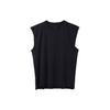 Men's Nike Solid Color Round Neck Pullover Sleeveless Vest Black DM7824-010