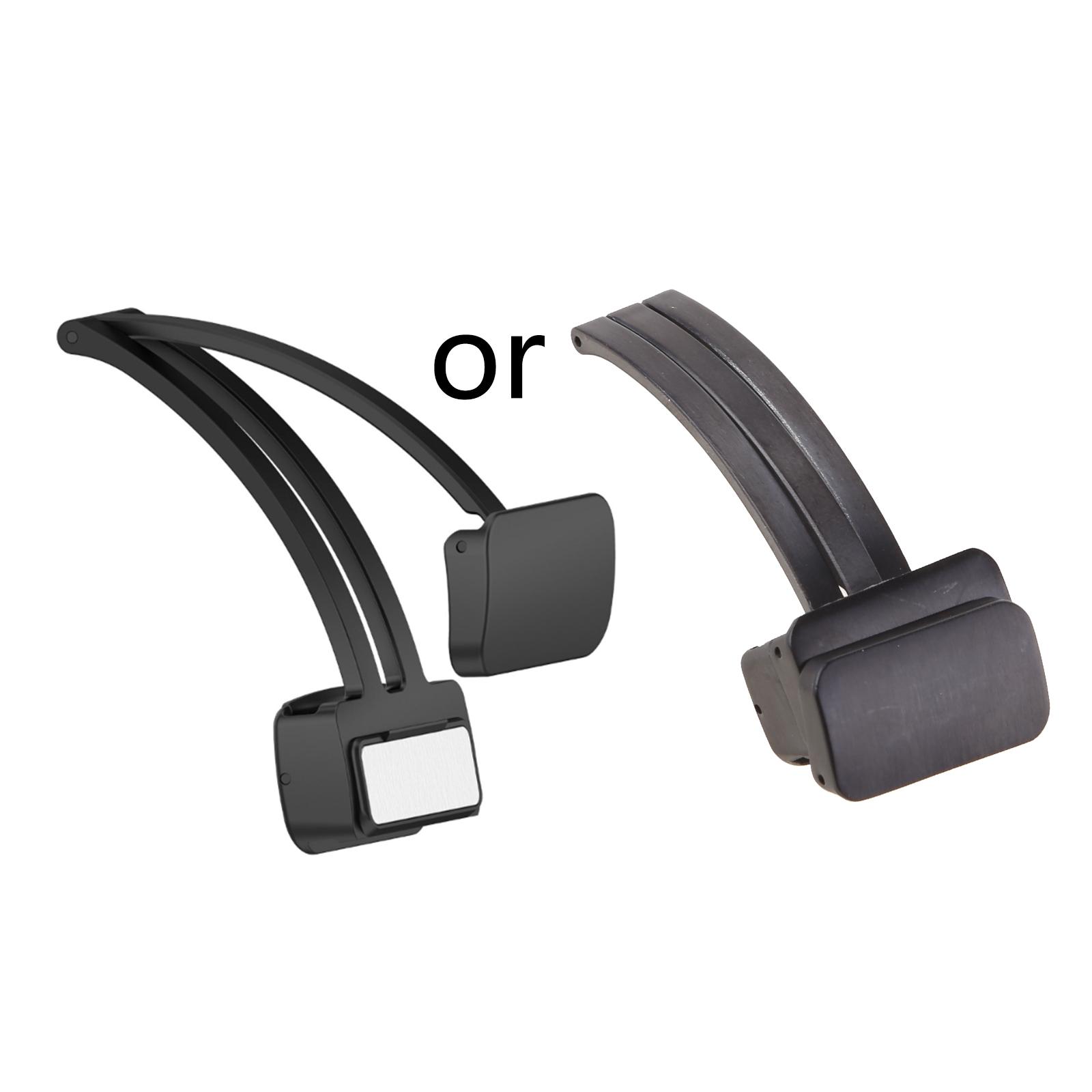 

Браслет без зазоров, магнитная быстросъемная металлическая складная застежка, сменные защелки для Watch 5 20 мм, ремешок с пряжкой, прочный чёрный