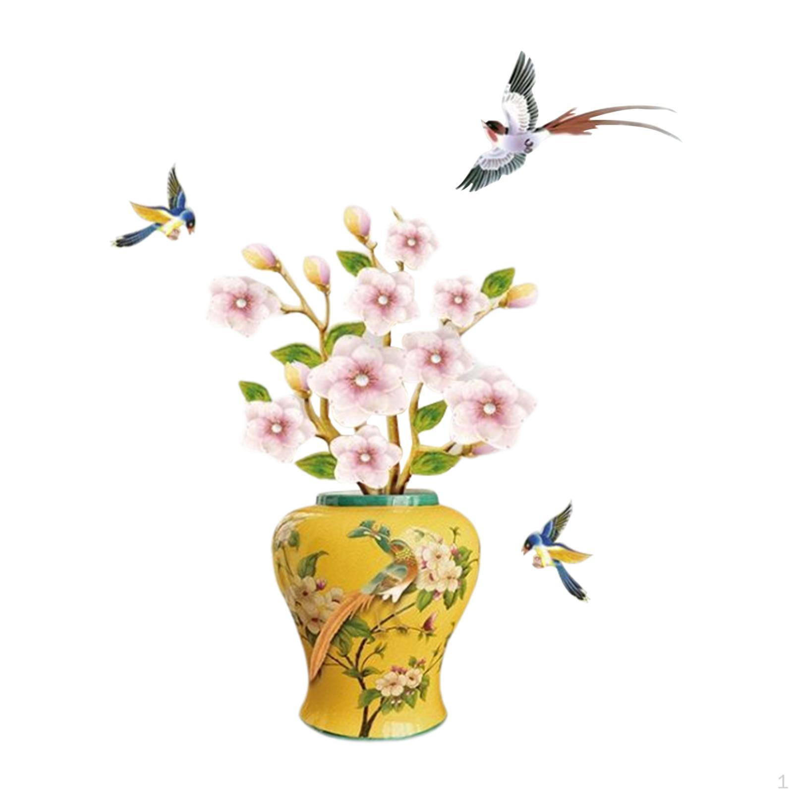 

Элегантный набор наклеек на стену для стильного домашнего декора Yellow Vase