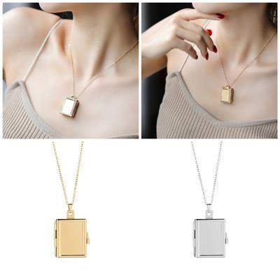 Elegant Styles Square Pendant Adjustable Charm Choker Necklace In Vibranting Color for Daily Use Casual Wear