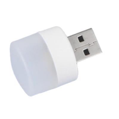 USB-Steckerlampe 1W 1A Beleuchtungsgerät 5V Mobiles Laden Kleine Buchlampen Nachtlicht Rund ABS Geschmeidiges Leselicht