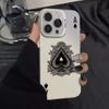 Poker Spade A Phone Case For iPhone 16 e 15 14 13 12 11 Pro Max Plus Mini X XS XR SE 2020 2022