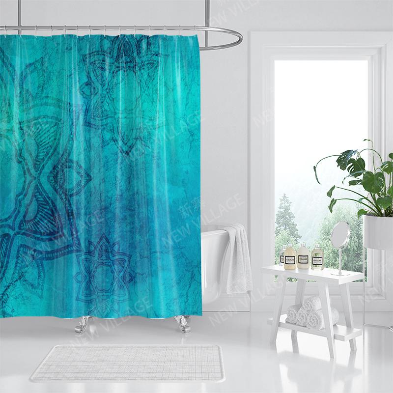 Mandala Corturi de duș din material impermeabil Accesorii pentru perdea de baie Perdea de baie 180x200cm 240*200cm decorațiune boho vintage