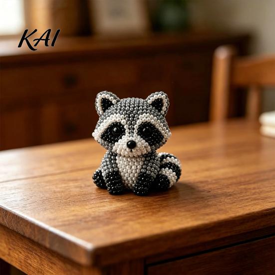 Animali con Perline in Piedi Kit per Creare Animali con Perline Fai da Te, Piccolo Set di Artigianato con Perline 3D, Carino Kit per Principianti Arte per Principianti Adolescenti Adulti Sollievo dallo Stress Decorazione