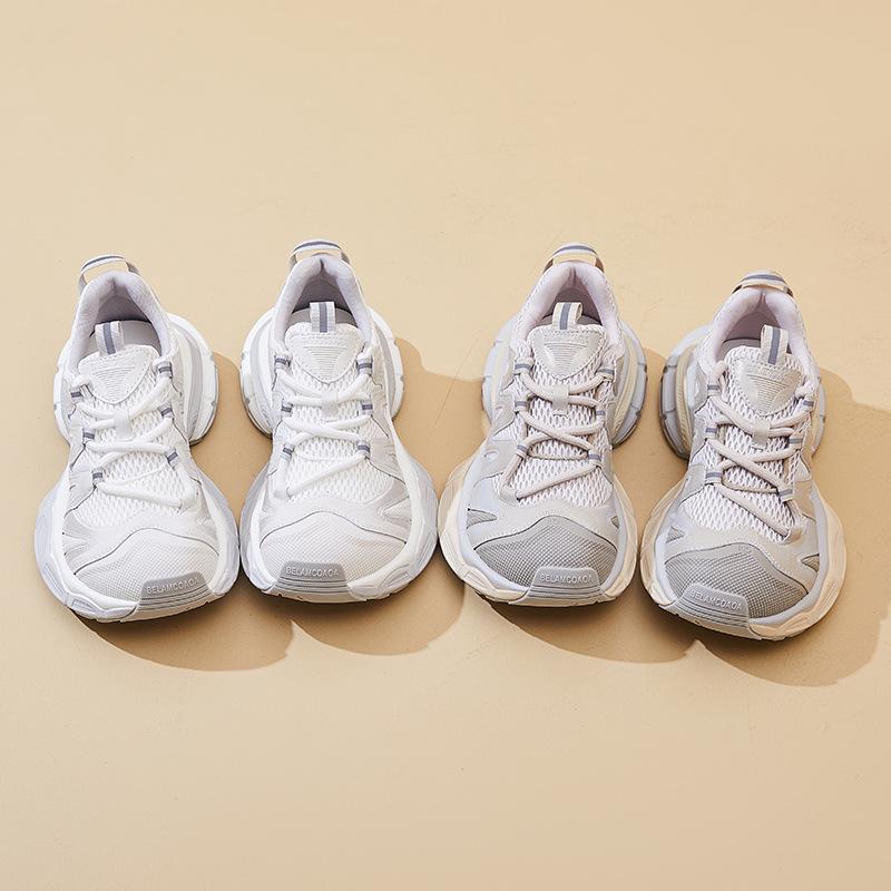 New Dad Shoes for Women Fashionable Thick-soled Sports Single Shoes