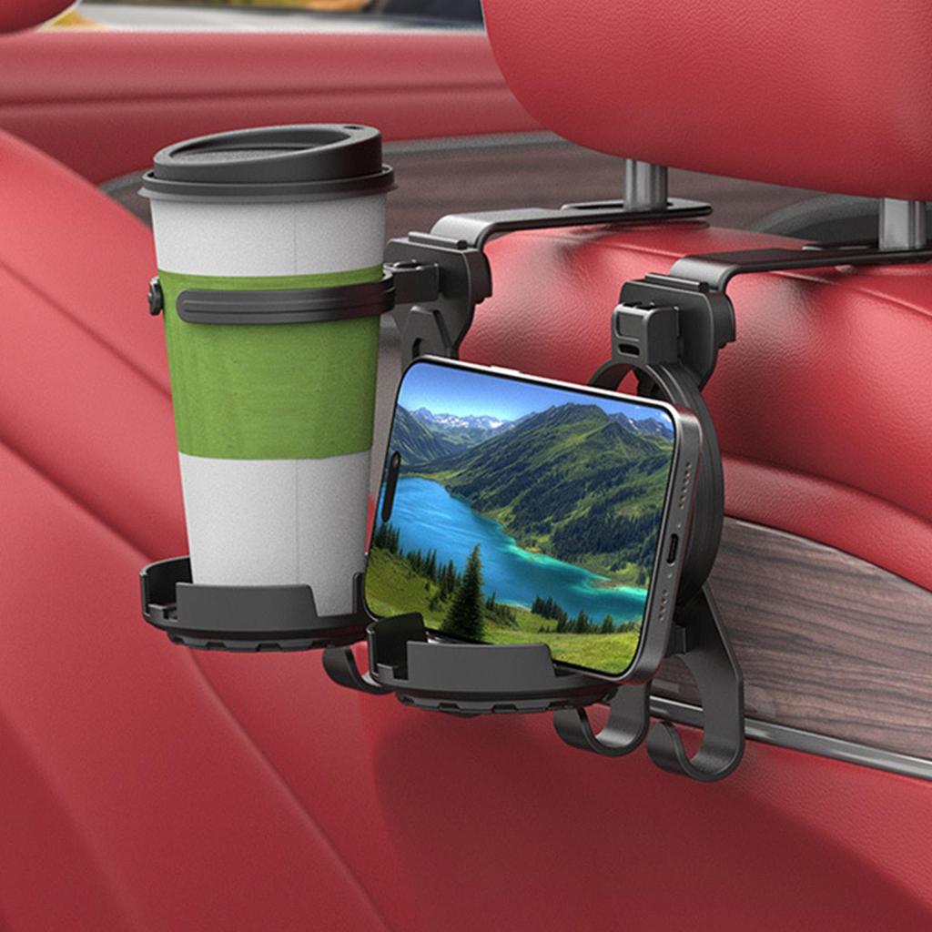 For Most Cars On The Market Back Seat Cup Holders For Cars Storage Organizer Car Seat Hooks For Headrest For Travel Truck Cell