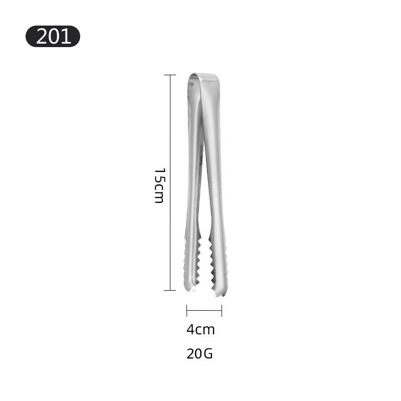 

ZISIZ 6-inch Stainless Steel Kitchen Tongs, Set of 5