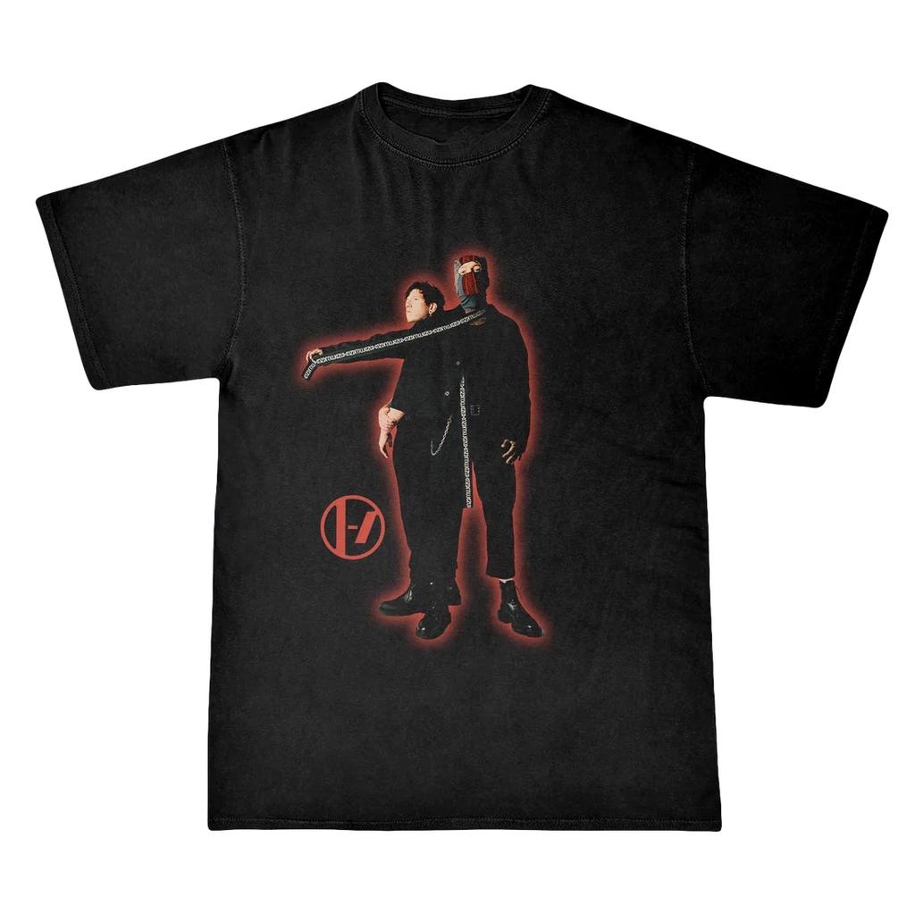 Vintage Casual T-Shirt Twenty One Pilots Band Women Men Short Sleeve Oversized Rapper Hip Hop Punk Street Harajuku Cotton Tees