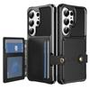 Case for Galaxy S26 Ultra - TPU+Leather/PU, Black
