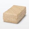 MUJI Seagrass Wickerwork Organizer 15cm W X 25cm D X 7cm 83411923 Basket, Medium, Rectangular, Approx. H,